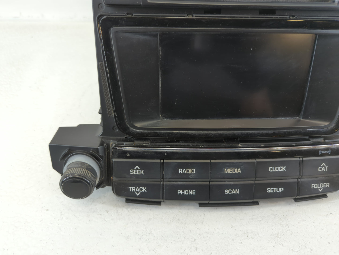 2016-2017 Hyundai Tucson Radio AM FM Cd Player Receiver Replacement P/N:96180-D31004X Fits Fits 2016 2017 OEM Used Auto Part