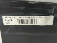 2016-2017 Hyundai Tucson Instrument Cluster Speedometer Gauges P/N:94001-D3181 Fits Fits 2016 2017 OEM Used Auto Parts - Oem
