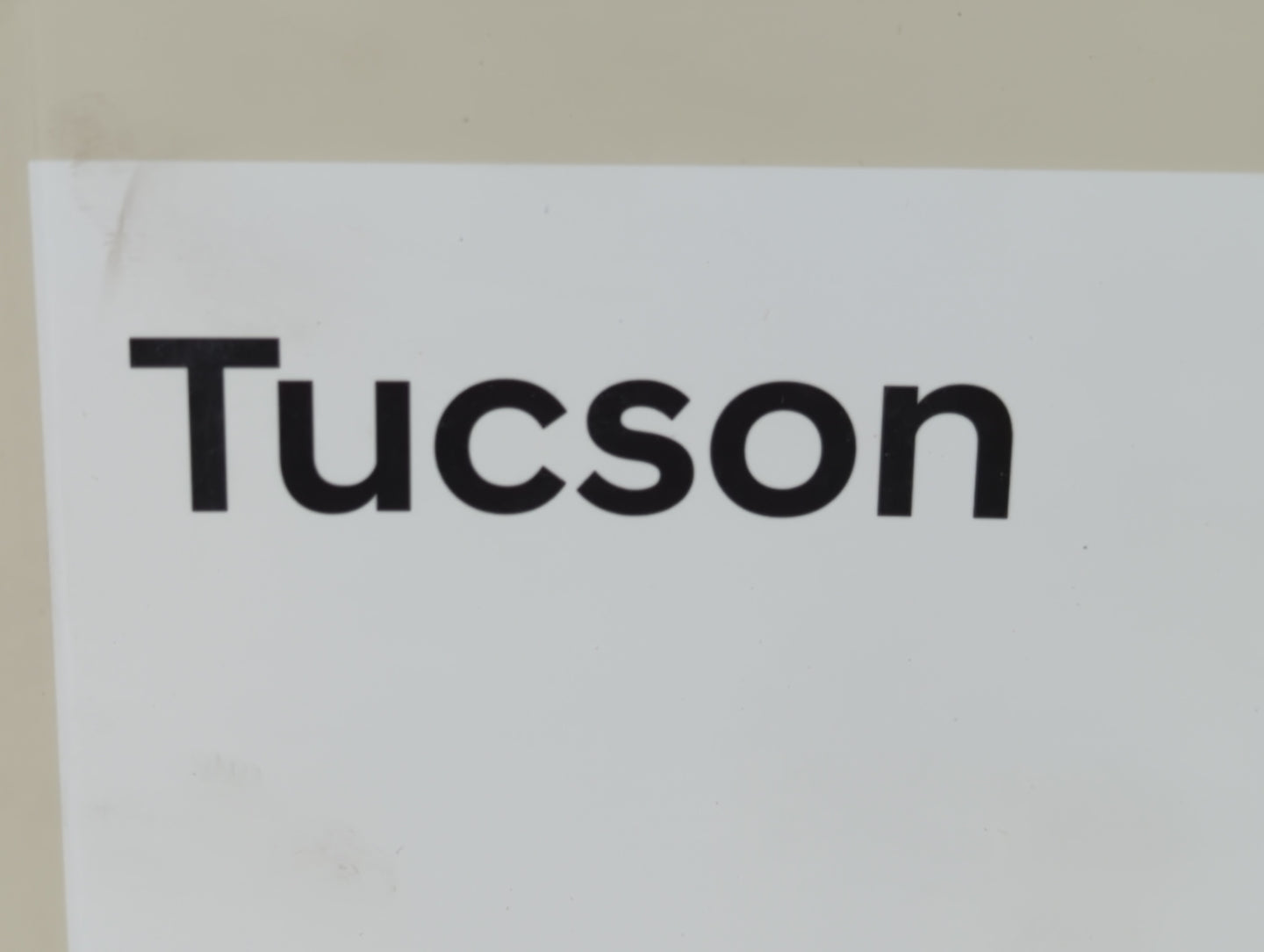 2017 Hyundai Tucson Owners Manual Book Guide P/N:HD3O-EC72F OEM Used Auto Parts - Oemusedautoparts1.com