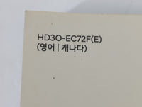 2017 Hyundai Tucson Owners Manual Book Guide P/N:HD3O-EC72F OEM Used Auto Parts - Oemusedautoparts1.com