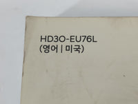 2017 Hyundai Tucson Owners Manual Book Guide P/N:HD3O-EU76L OEM Used Auto Parts - Oemusedautoparts1.com