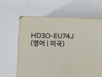 2017 Hyundai Tucson Owners Manual Book Guide P/N:HD3O-EU74J OEM Used Auto Parts - Oemusedautoparts1.com