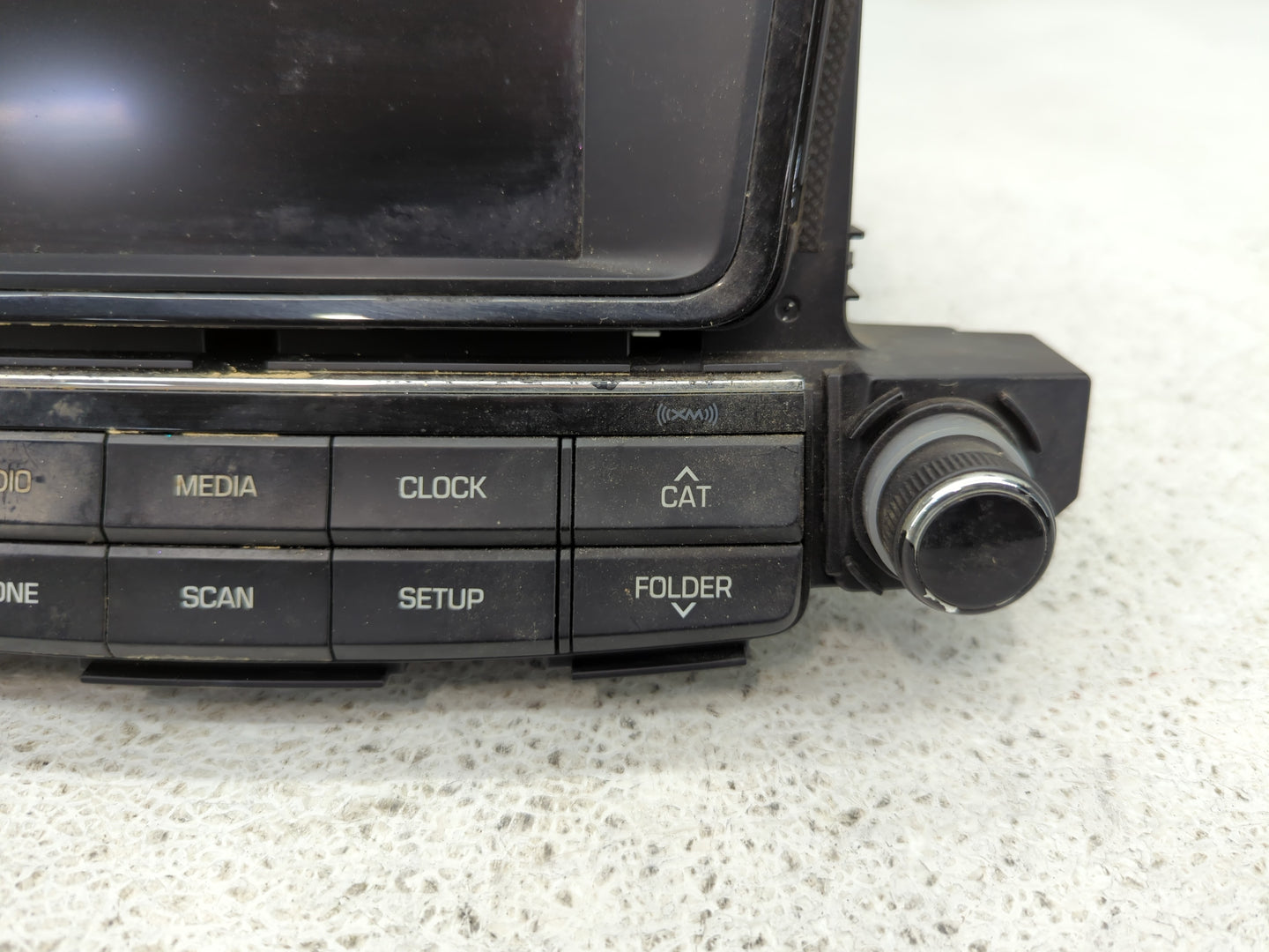 2017-2018 Hyundai Tucson Radio AM FM Cd Player Receiver Replacement P/N:96180-D31004X Fits Fits 2017 2018 OEM Used Auto Part