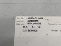 2017-2018 Hyundai Tucson Radio AM FM Cd Player Receiver Replacement P/N:96180-D31004X Fits Fits 2017 2018 OEM Used Auto Part
