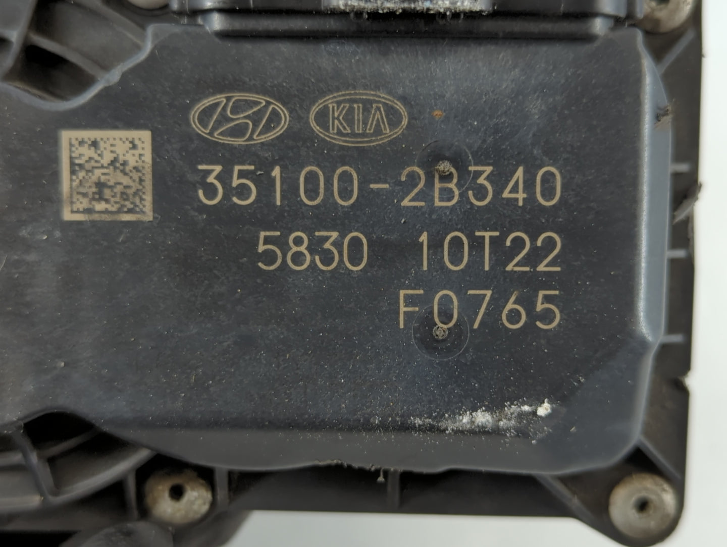 2016-2018 Hyundai Tucson Throttle Body P/N:35100-2B340 Fits Fits 2015 2016 2017 2018 2019 2020 2021 2022 OEM Used Auto Parts