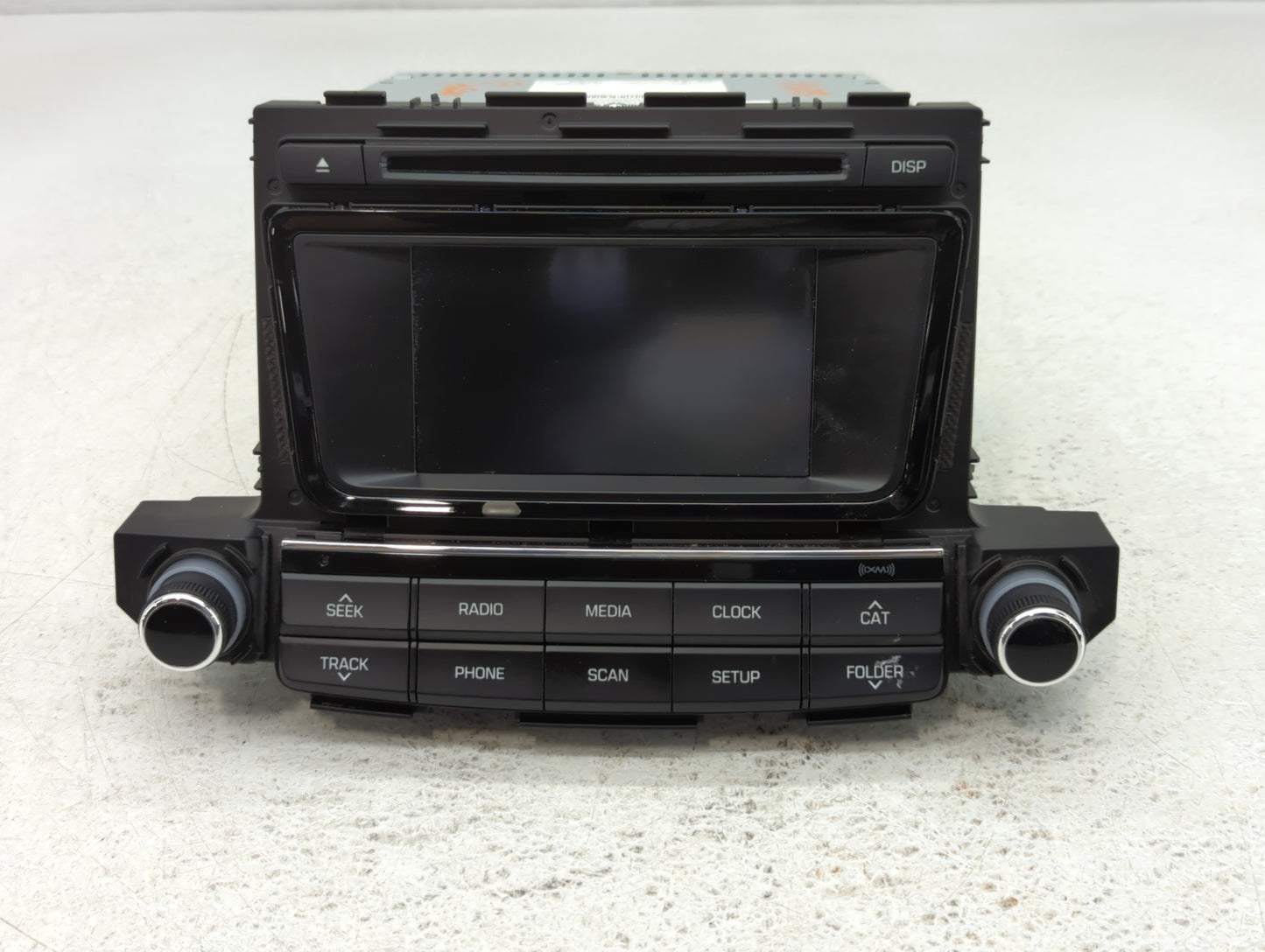 2016-2017 Hyundai Tucson Radio AM FM Cd Player Receiver Replacement P/N:96180-D31004X Fits Fits 2016 2017 OEM Used Auto Part