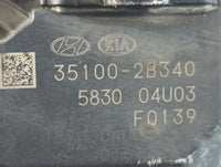 2016-2018 Hyundai Tucson Throttle Body P/N:35100-2B340 Fits Fits 2015 2016 2017 2018 2019 2020 2021 2022 OEM Used Auto Parts
