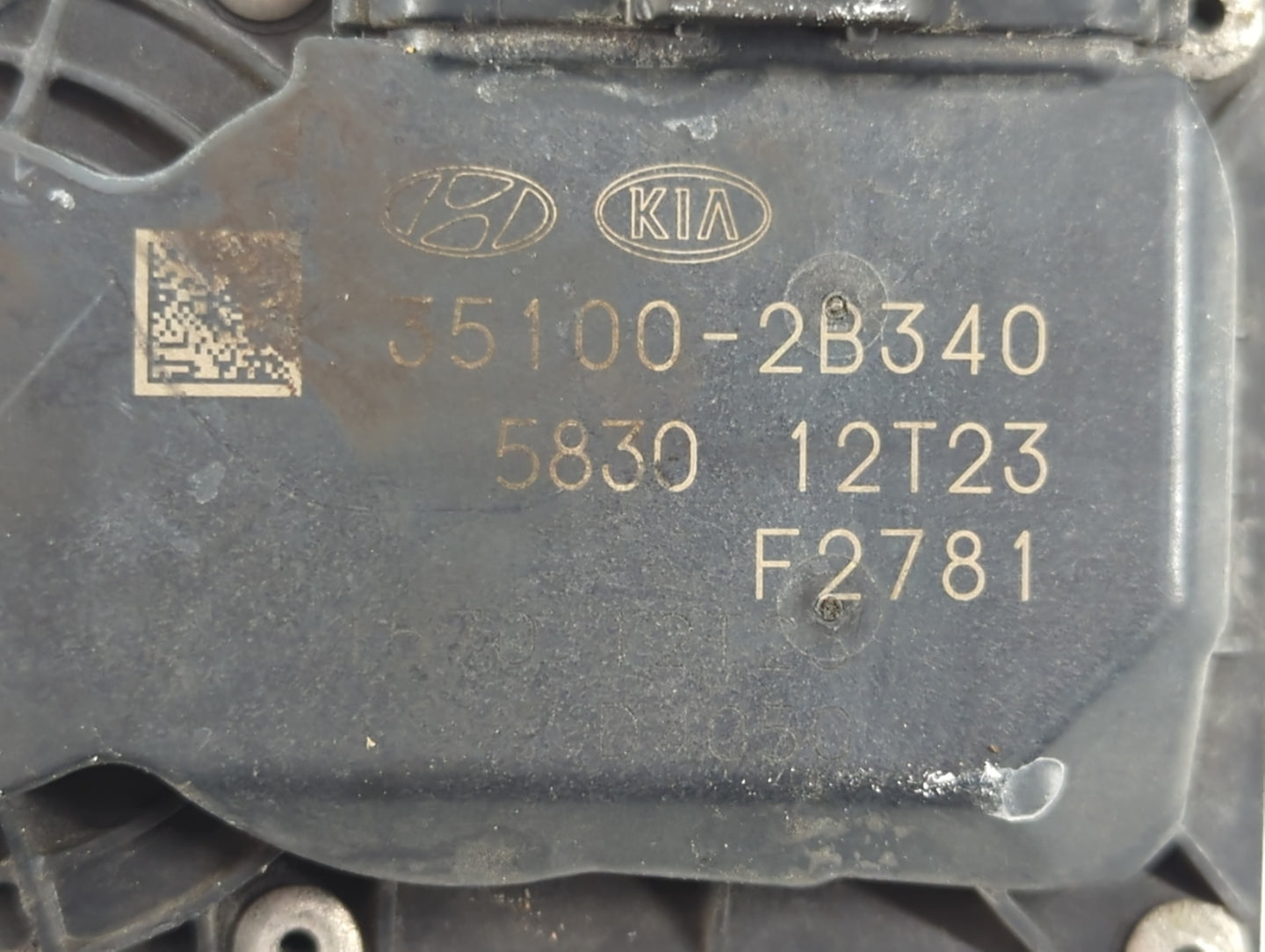 2016-2018 Hyundai Tucson Throttle Body P/N:35100-2B340 Fits Fits 2015 2016 2017 2018 2019 2020 2021 2022 OEM Used Auto Parts