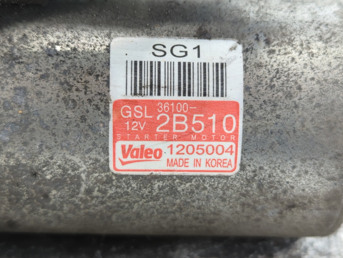 2016-2018 Hyundai Tucson Car Starter Motor Solenoid OEM P/N:36100-2B510 Fits OEM Used Auto Parts - Oemusedautoparts1.com