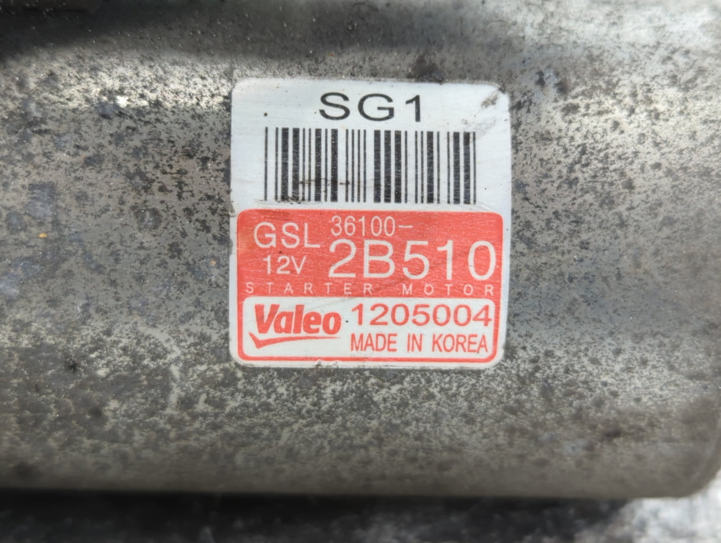 2016-2018 Hyundai Tucson Car Starter Motor Solenoid OEM P/N:36100-2B510 Fits OEM Used Auto Parts - Oemusedautoparts1.com