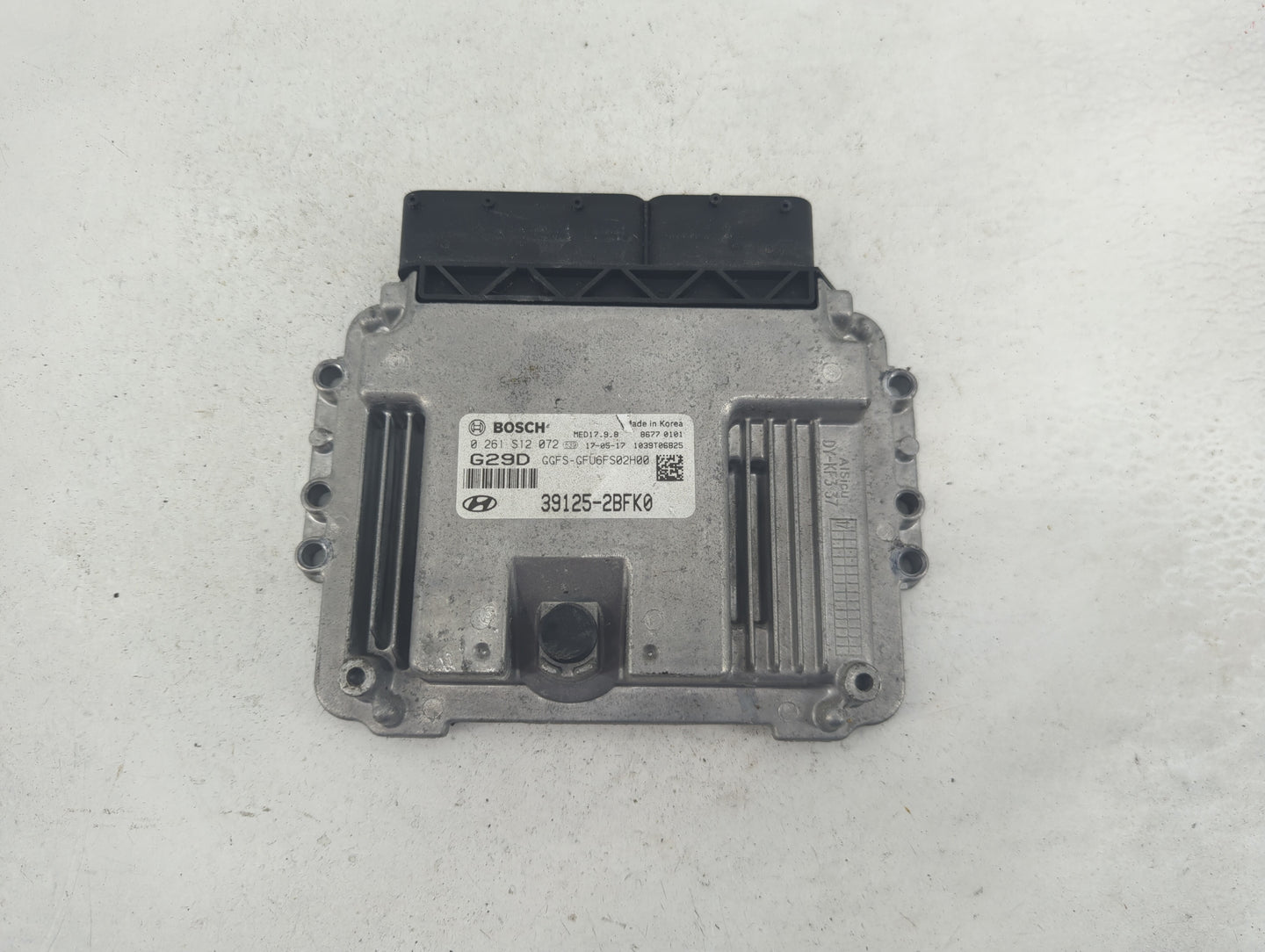 2016-2017 Hyundai Veloster PCM Engine Control Computer ECU ECM PCU OEM P/N:0 261 S12 072 39125-2BFK0 Fits Fits 2016 2017 OEM