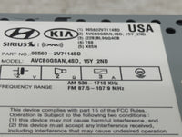 2016-2017 Hyundai Veloster Radio AM FM Cd Player Receiver Replacement P/N:96560-2V7114SD AVCB0GSAN,4SD,15Y_2ND Fits Fits 201