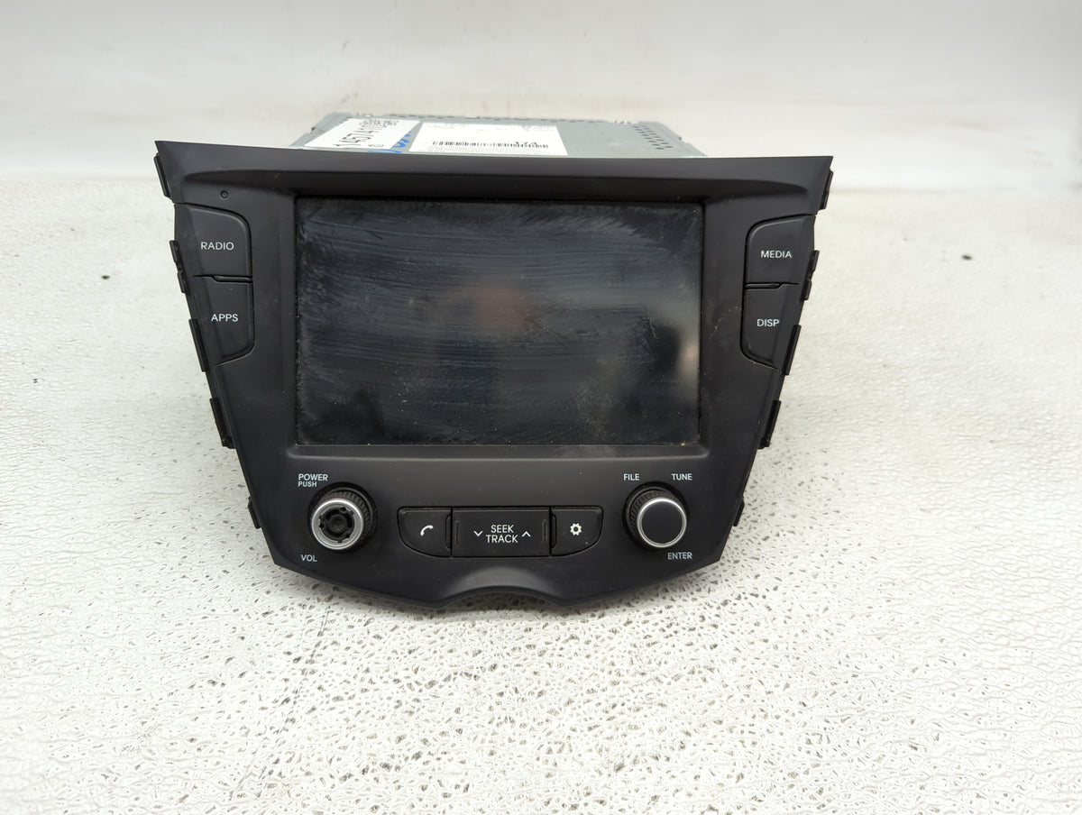 2016-2017 Hyundai Veloster Radio AM FM Cd Player Receiver Replacement P/N:96160-2V000 ADBB0GSAN Fits 2016 2017 OEM Used Auto