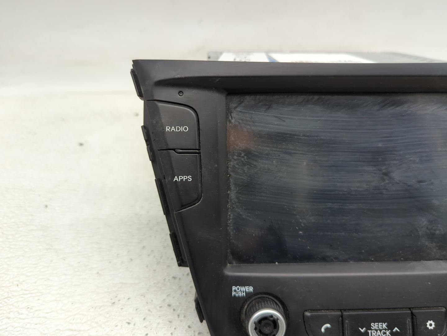 2016-2017 Hyundai Veloster Radio AM FM Cd Player Receiver Replacement P/N:96160-2V000 ADBB0GSAN Fits Fits 2016 2017 OEM Used