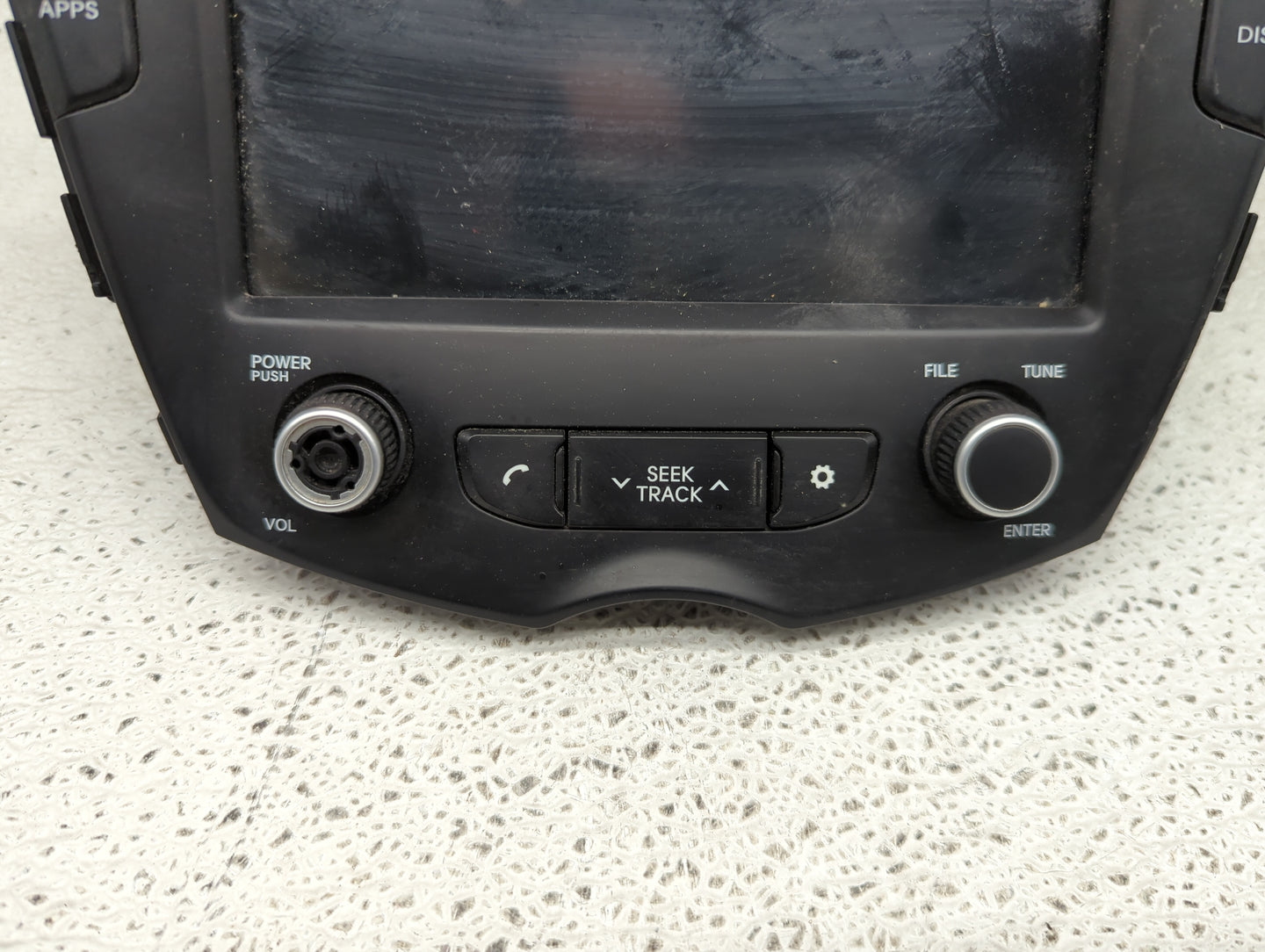 2016-2017 Hyundai Veloster Radio AM FM Cd Player Receiver Replacement P/N:96160-2V000 ADBB0GSAN Fits Fits 2016 2017 OEM Used