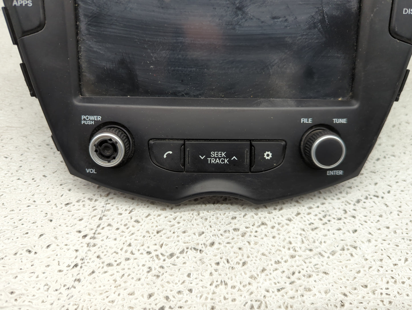2016-2017 Hyundai Veloster Radio AM FM Cd Player Receiver Replacement P/N:96160-2V000 ADBB0GSAN Fits Fits 2016 2017 OEM Used