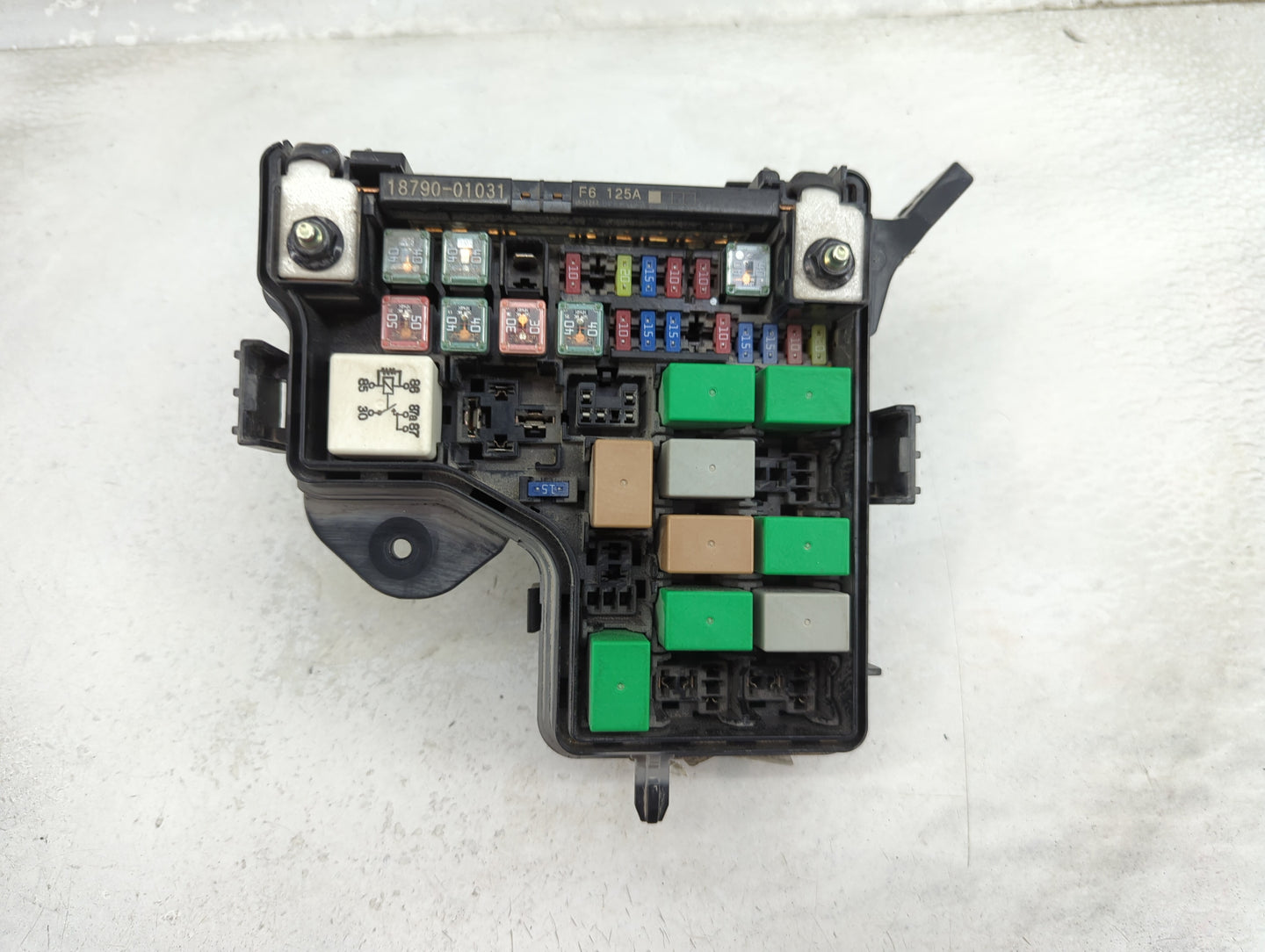 2016-2017 Hyundai Veloster Fusebox Fuse Box Panel Relay Module P/N:18790-01031 91941-2V420 Fits Fits 2016 2017 OEM Used Auto