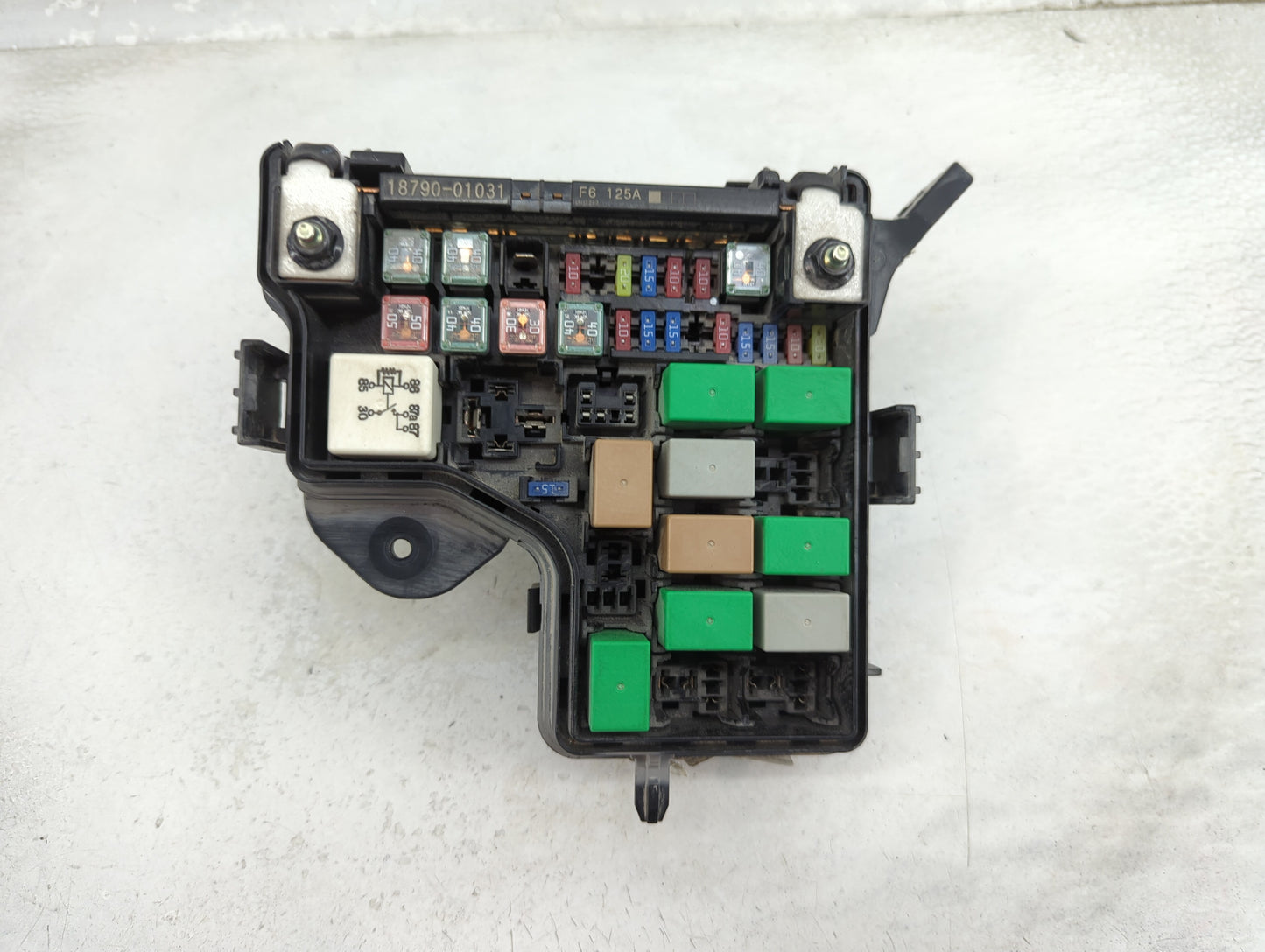 2016-2017 Hyundai Veloster Fusebox Fuse Box Panel Relay Module P/N:18790-01031 91941-2V420 Fits Fits 2016 2017 OEM Used Auto