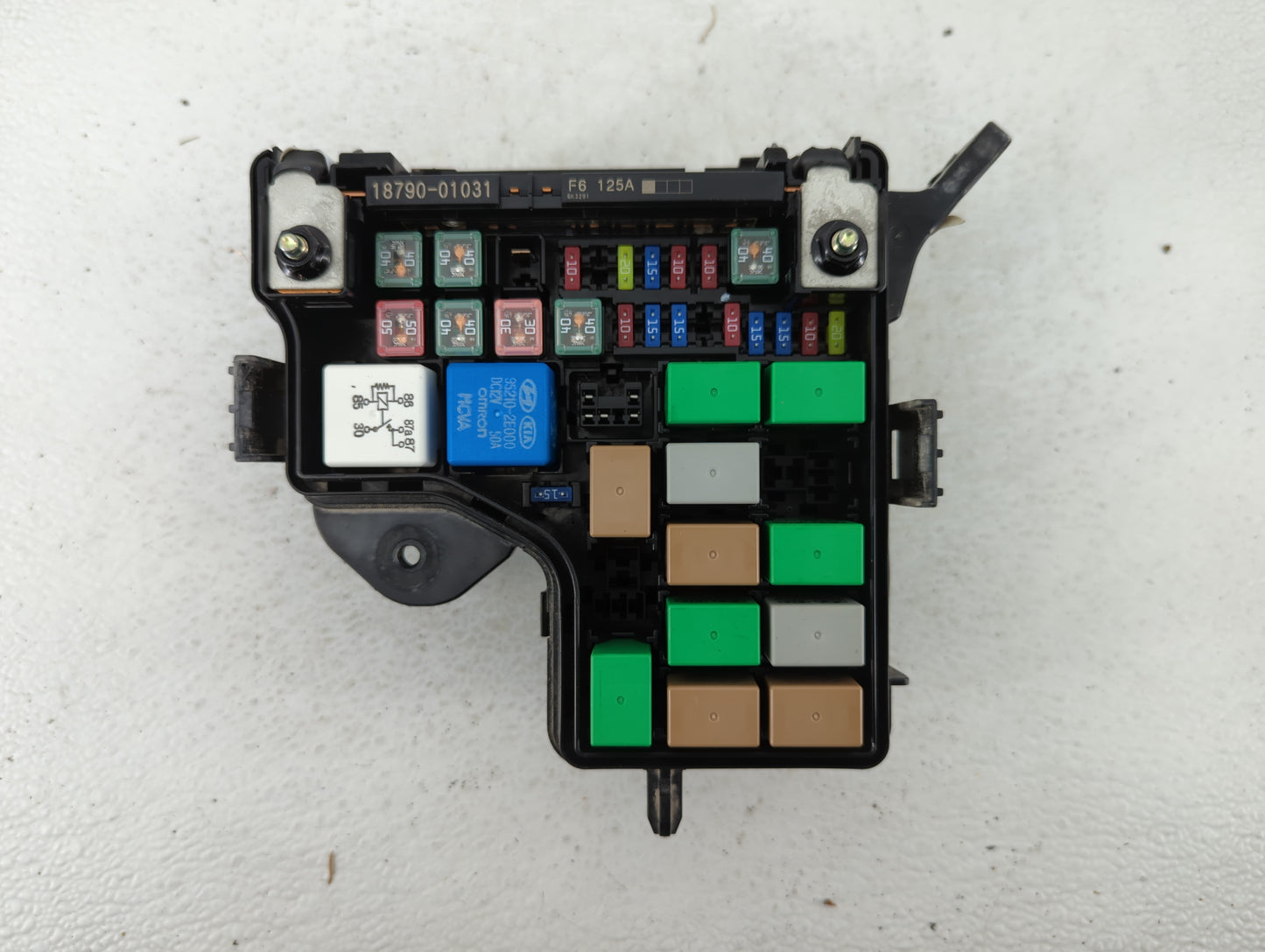 2016-2017 Hyundai Veloster Fusebox Fuse Box Panel Relay Module P/N:91236 2V039 Fits Fits 2016 2017 OEM Used Auto Parts - Oem