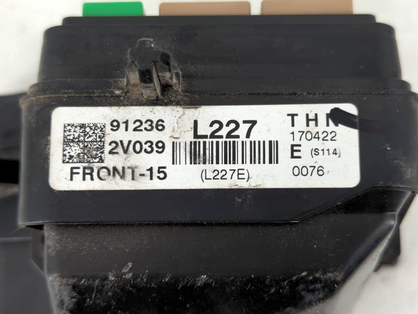 2016-2017 Hyundai Veloster Fusebox Fuse Box Panel Relay Module P/N:91236 2V039 Fits Fits 2016 2017 OEM Used Auto Parts - Oem