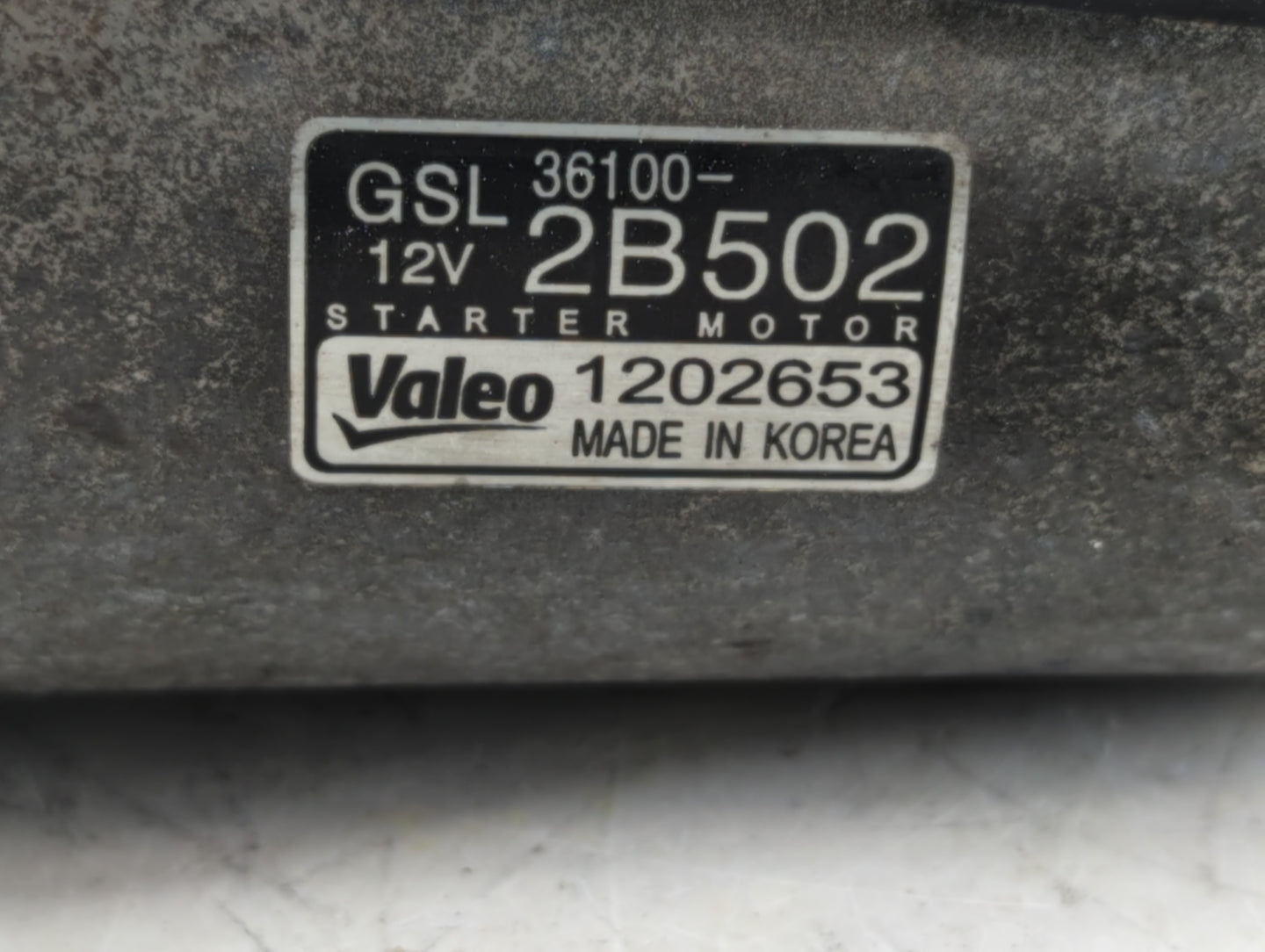 2012-2020 Hyundai Veloster Car Starter Motor Solenoid OEM P/N:1205004 36100-2B5102 Fits OEM Used Auto Parts - Oemusedautopar