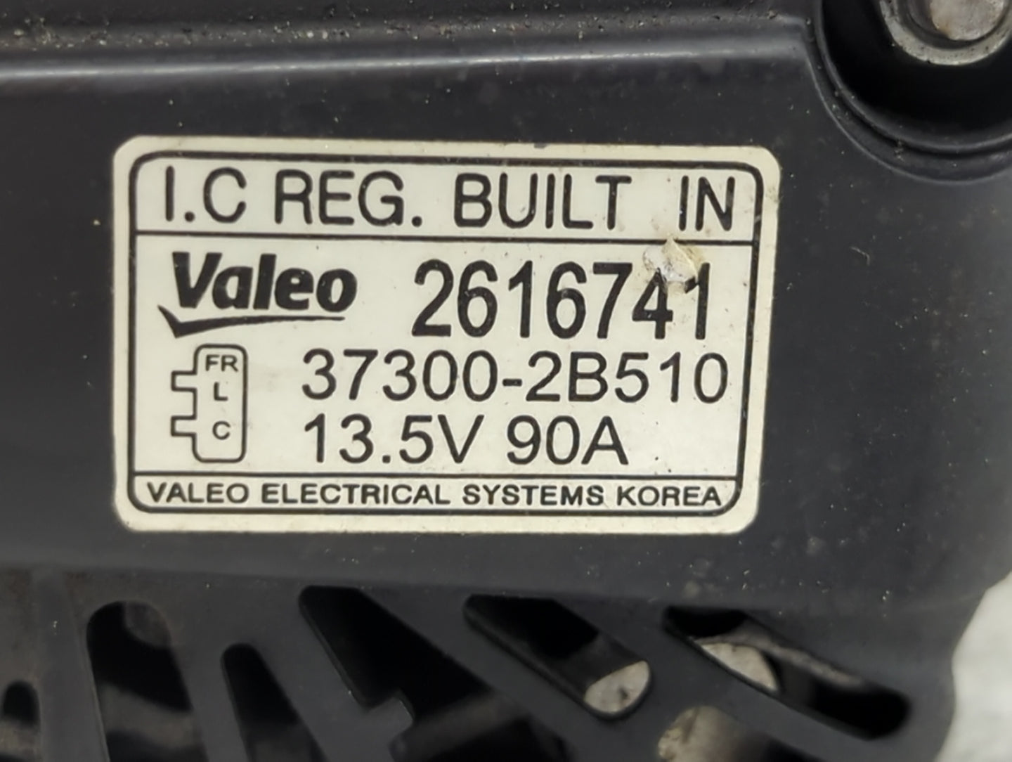 2012-2017 Hyundai Veloster Alternator Replacement Generator Charging Assembly Engine OEM P/N:37300-2B510 Fits OEM Used Auto 
