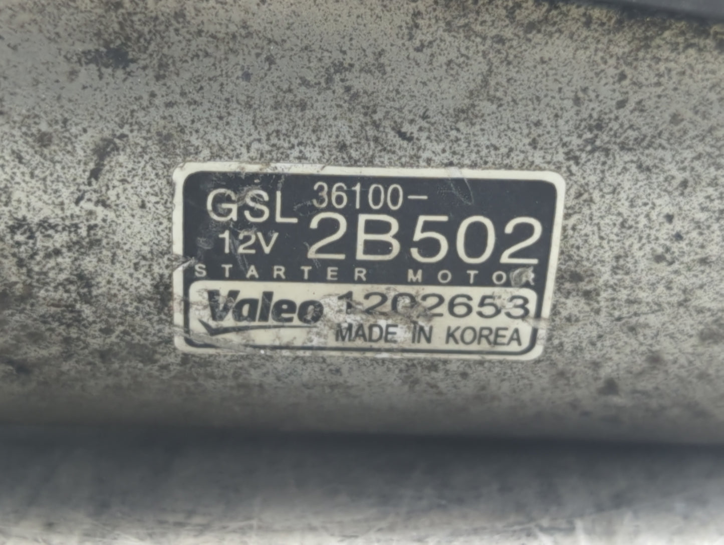 2012-2020 Hyundai Veloster Car Starter Motor Solenoid OEM P/N:1202653 36100-2B502 Fits OEM Used Auto Parts - Oemusedautopart