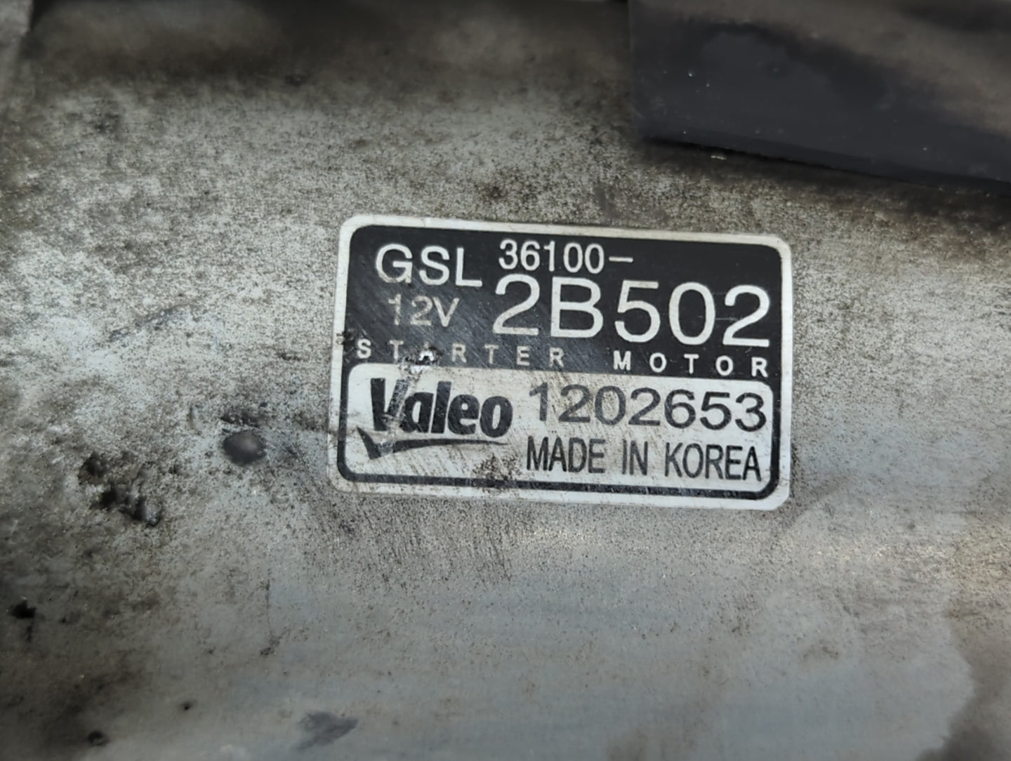 2012-2020 Hyundai Veloster Car Starter Motor Solenoid OEM P/N:36100-2B502 Fits OEM Used Auto Parts - Oemusedautoparts1.com