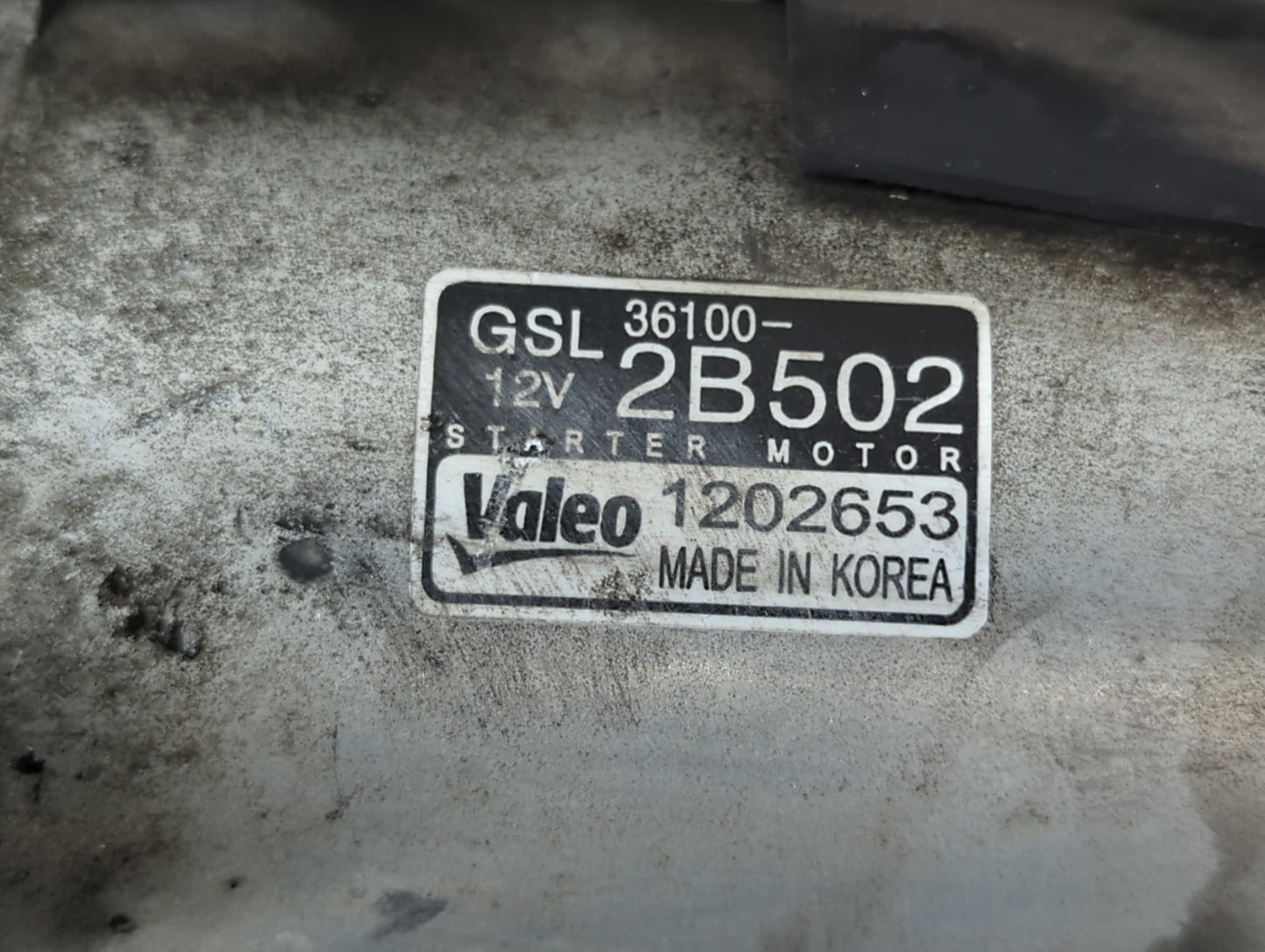 2012-2020 Hyundai Veloster Car Starter Motor Solenoid OEM P/N:36100-2B502 Fits OEM Used Auto Parts - Oemusedautoparts1.com