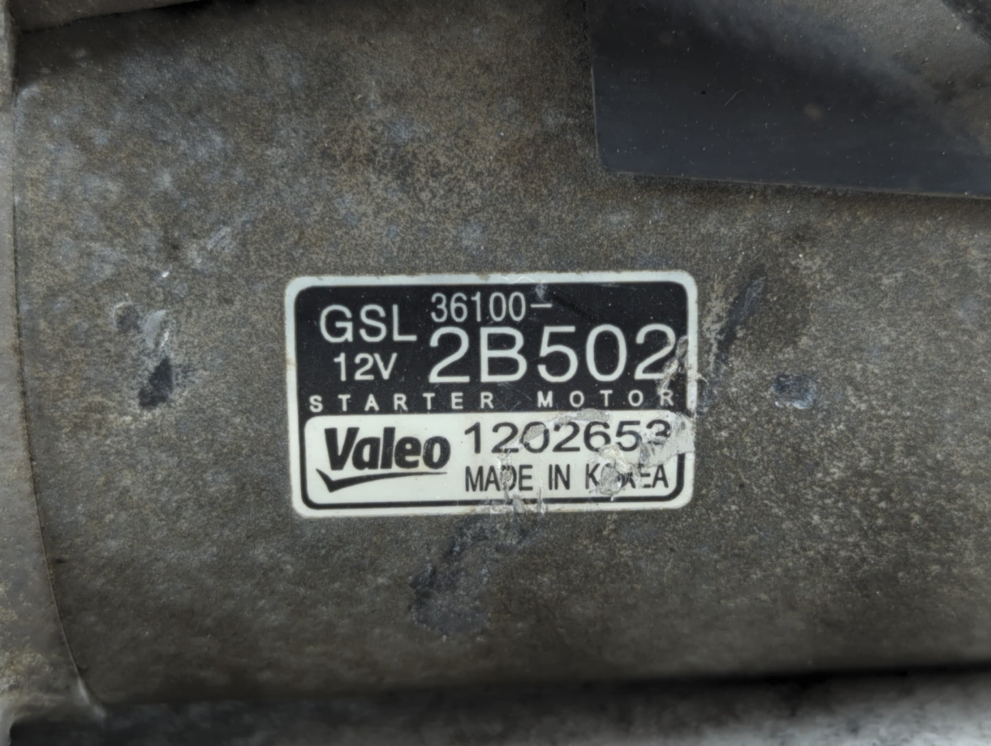 2012-2020 Hyundai Veloster Car Starter Motor Solenoid OEM P/N:36100-2B502 Fits OEM Used Auto Parts - Oemusedautoparts1.com