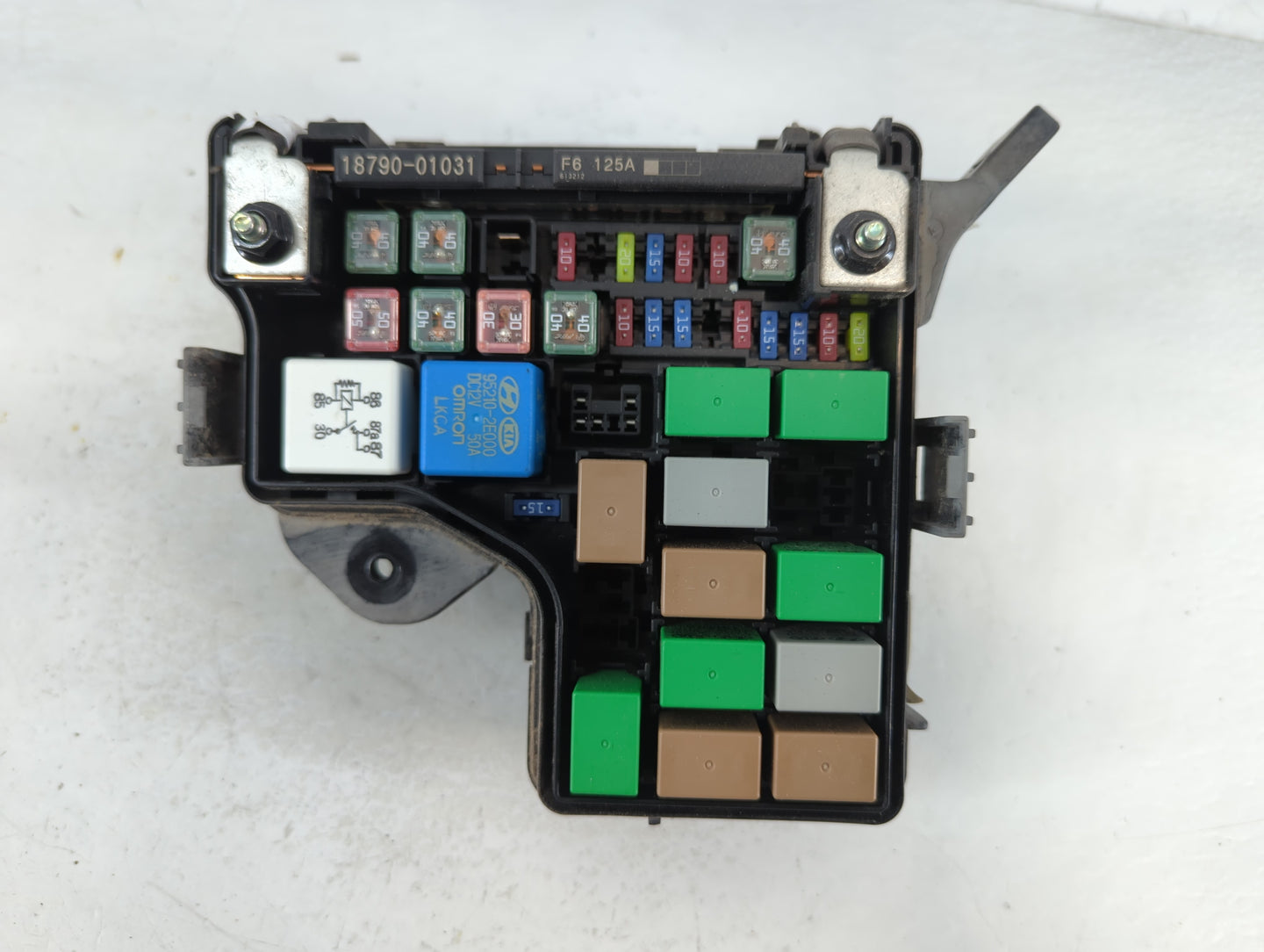 2015-2017 Hyundai Veloster Fusebox Fuse Box Panel Relay Module P/N:91236 2V039 Fits Fits 2015 2016 2017 OEM Used Auto Parts 