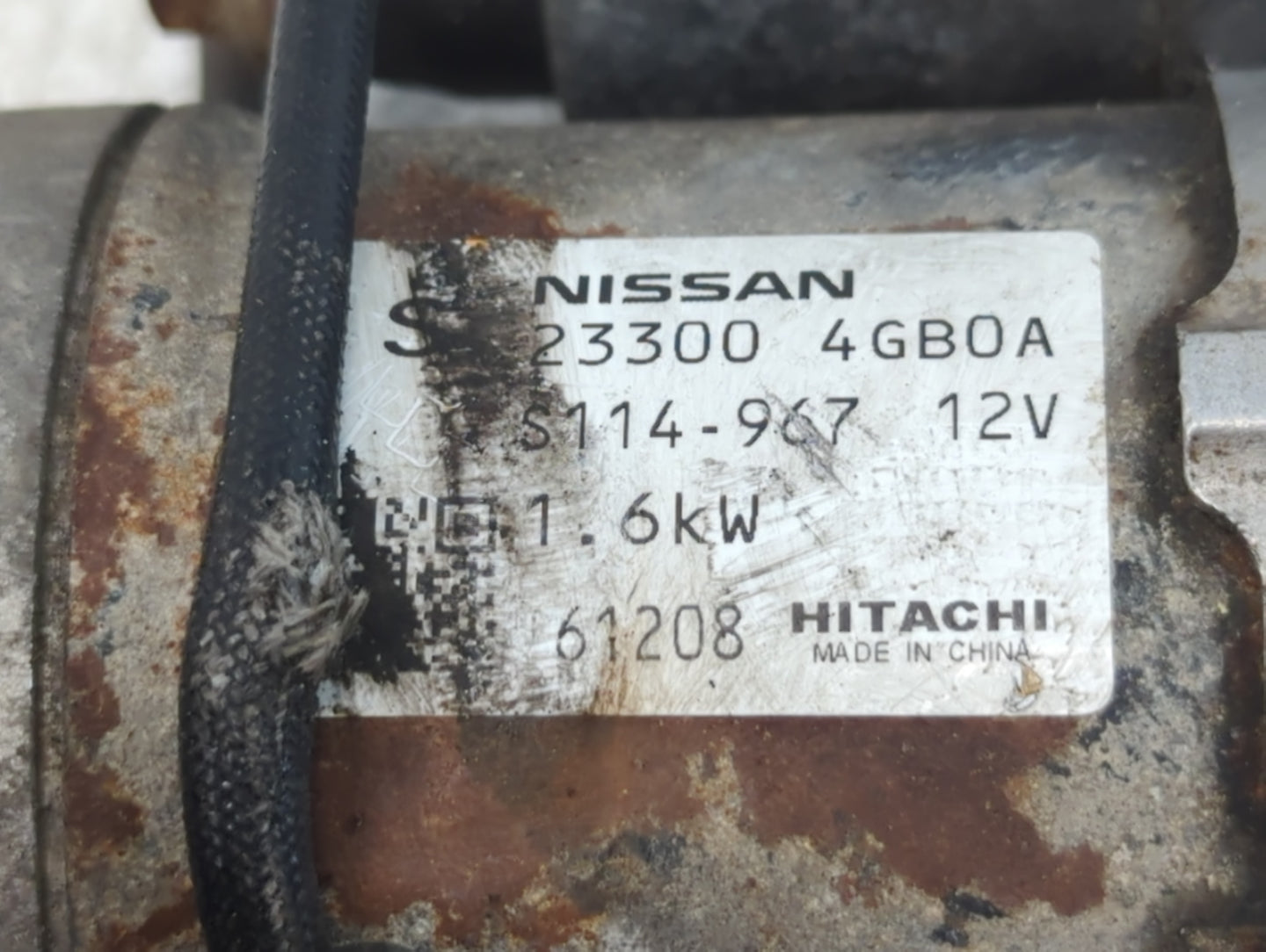 2014-2020 Infiniti Q50 Car Starter Motor Solenoid OEM P/N:23300 4GB0A Fits OEM Used Auto Parts - Oemusedautoparts1.com