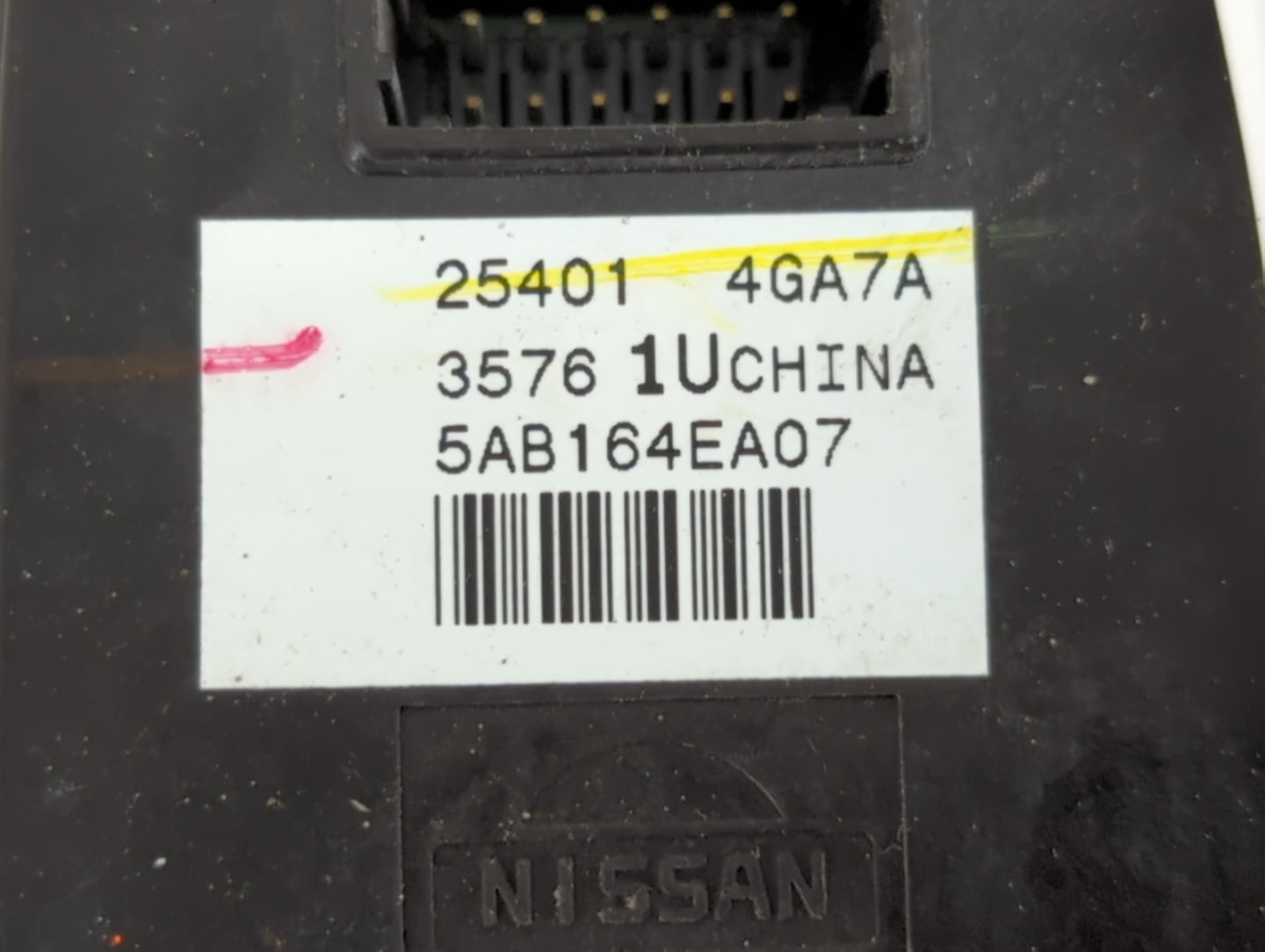 2014-2020 Infiniti Q50 Master Power Window Switch Replacement Driver Side Left P/N:25401 4GA7A Fits OEM Used Auto Parts - Oe