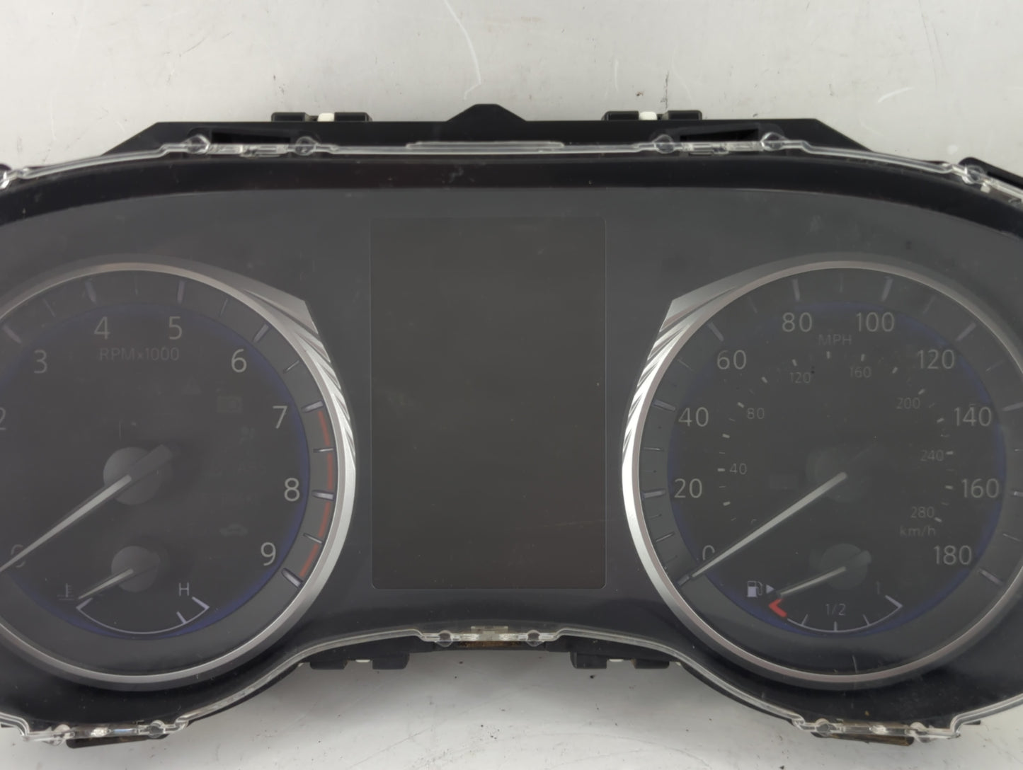 2017 Infiniti Q50 Instrument Cluster Speedometer Gauges P/N:6HE0E/MR0D Fits OEM Used Auto Parts - Oemusedautoparts1.com