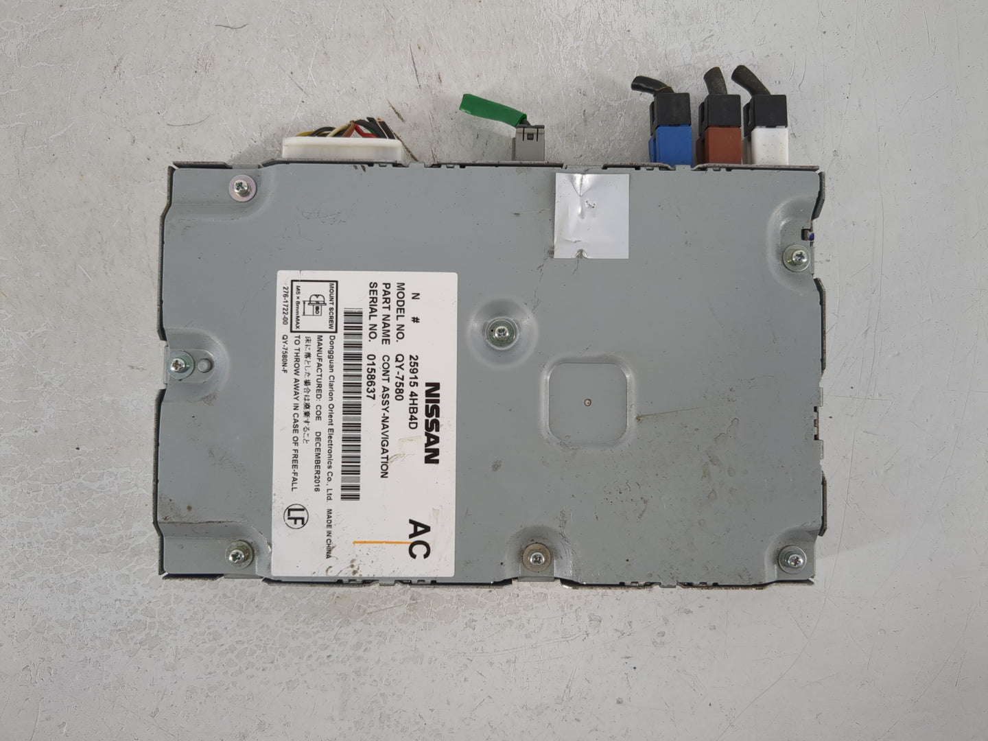 2016-2017 Infiniti Q50 Chassis Control Module Ccm Bcm Body Control - Oemusedautoparts1.com