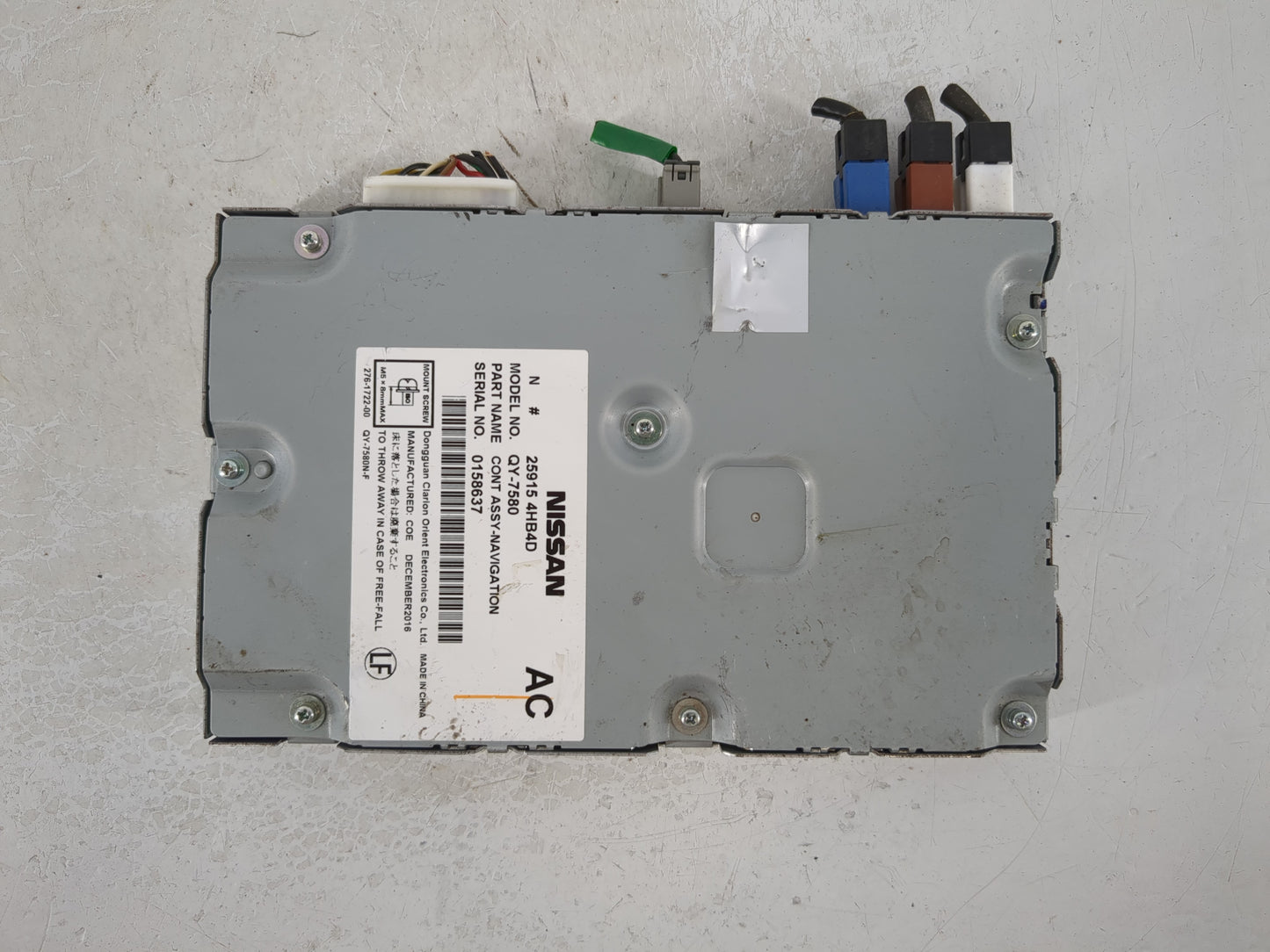 2016-2017 Infiniti Q50 Chassis Control Module Ccm Bcm Body Control - Oemusedautoparts1.com