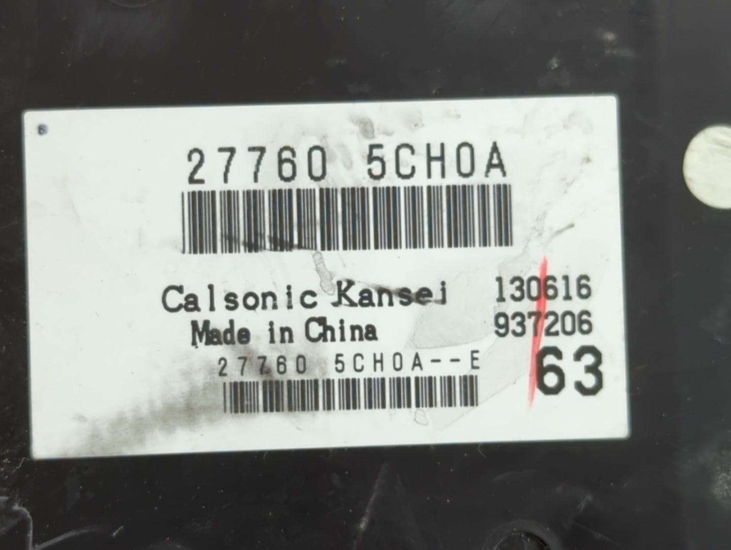 2016-2017 Infiniti Q50 Temperature Control Module 27760 5ch0a - Oemusedautoparts1.com