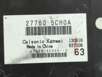 2016-2017 Infiniti Q50 Temperature Control Module 27760 5ch0a - Oemusedautoparts1.com