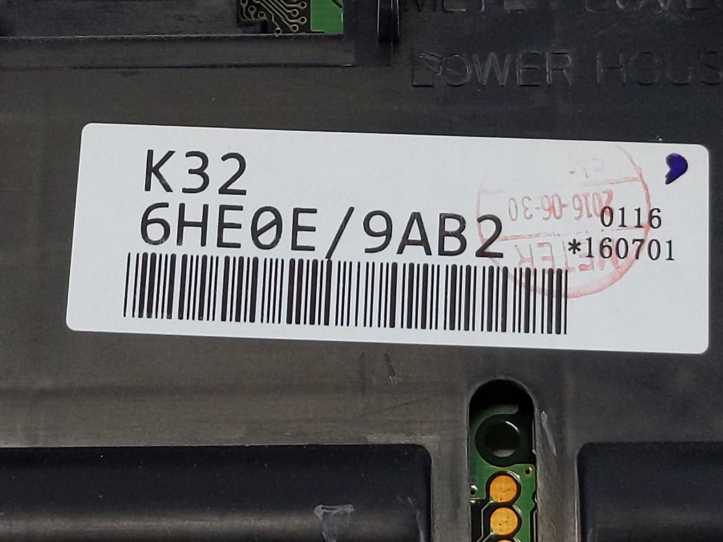2017 Infiniti Q50 Instrument Cluster Speedometer Gauges P/N:6HE0E/9AB2 Fits OEM Used Auto Parts - Oemusedautoparts1.com