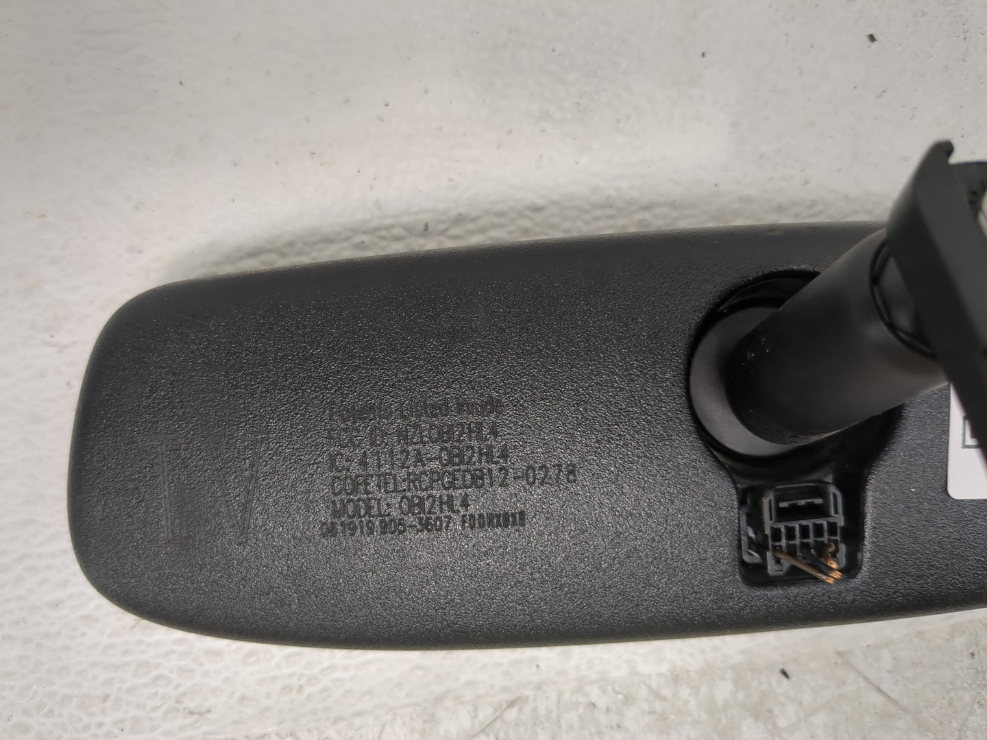 2014-2020 Infiniti Q50 Interior Rear View Mirror Replacement OEM P/N:4112A-0B12HL4 061919 905-3607 Fits OEM Used Auto Parts 