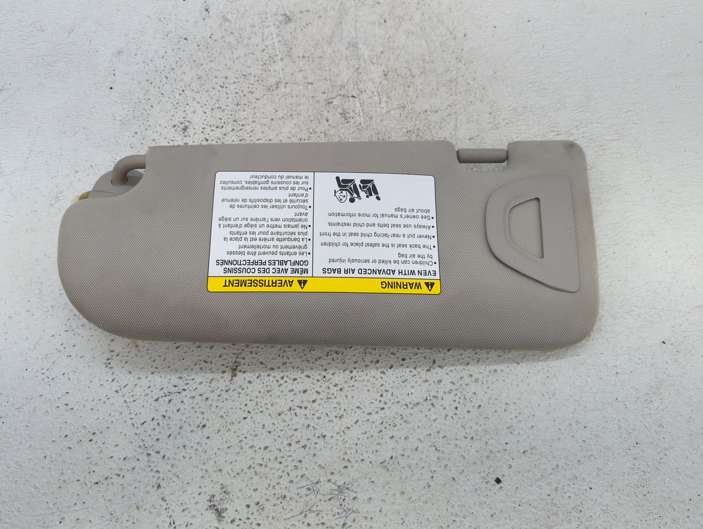 2014-2020 Infiniti Q50 Sun Visor Shade Replacement Passenger Right Mirror Fits Fits 2014 2015 2016 2017 2018 2019 2020 OEM U