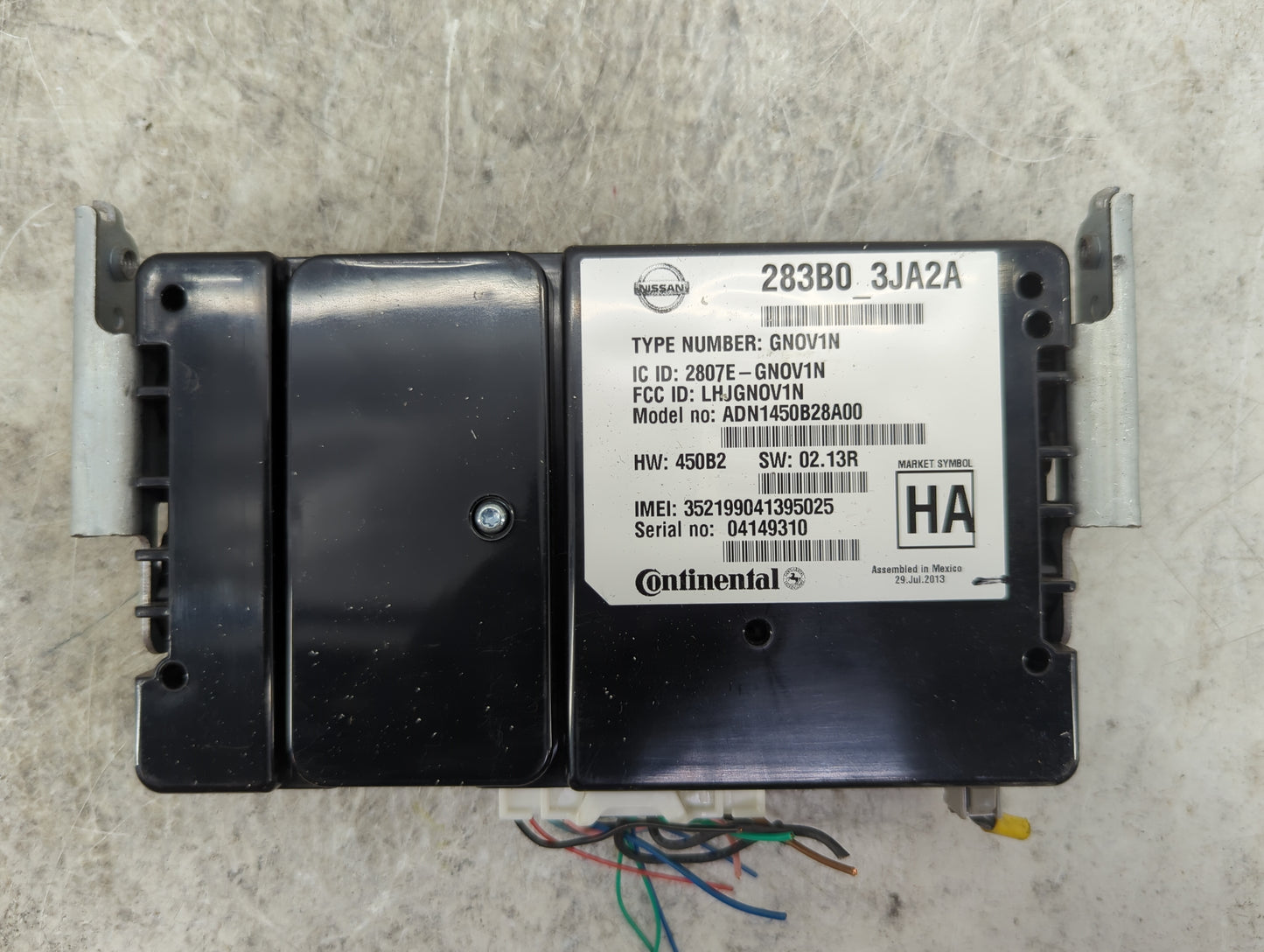 2014-2019 Infiniti Q50 Telematics Control Module 1467921 - Oemusedautoparts1.com