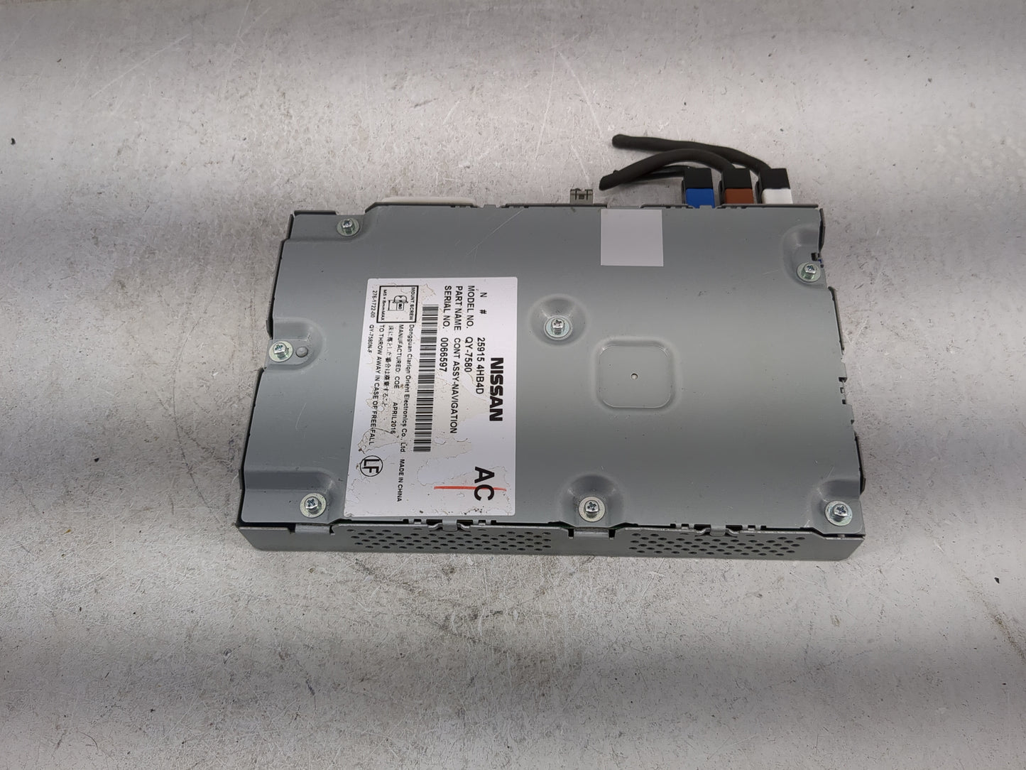 2016-2017 Infiniti Q50 Information-gps-tv Control Module 1468304 - Oemusedautoparts1.com