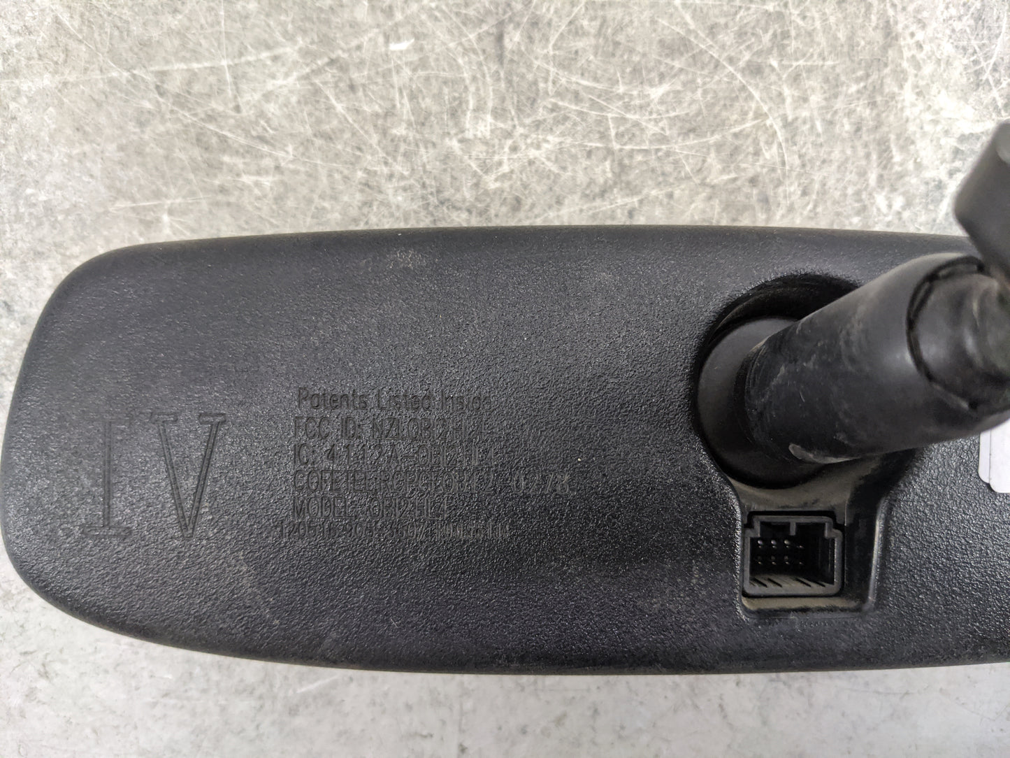 2014-2020 Infiniti Q50 Interior Rear View Mirror Replacement OEM P/N:NZLOB12HL4 4112A-OB12HL4 Fits OEM Used Auto Parts - Oem