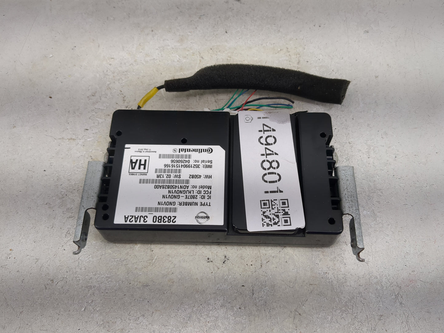 2014-2019 Infiniti Q50 Telematics Control Module 1494801 - Oemusedautoparts1.com