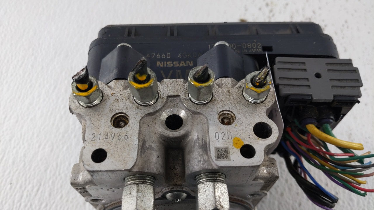 2016-2017 Infiniti Q50 ABS Pump Control Module Replacement P/N:47660 4GH0A 47660 4GK0A Fits Fits 2016 2017 OEM Used Auto Par