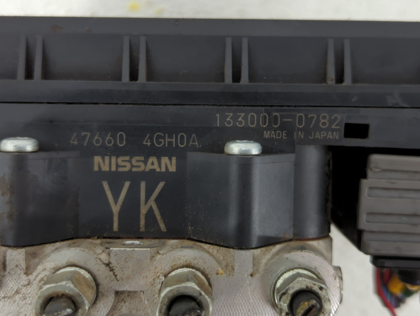 2016-2017 Infiniti Q50 ABS Pump Control Module Replacement P/N:133000-0782 47660 4GH0A Fits Fits 2016 2017 OEM Used Auto Par