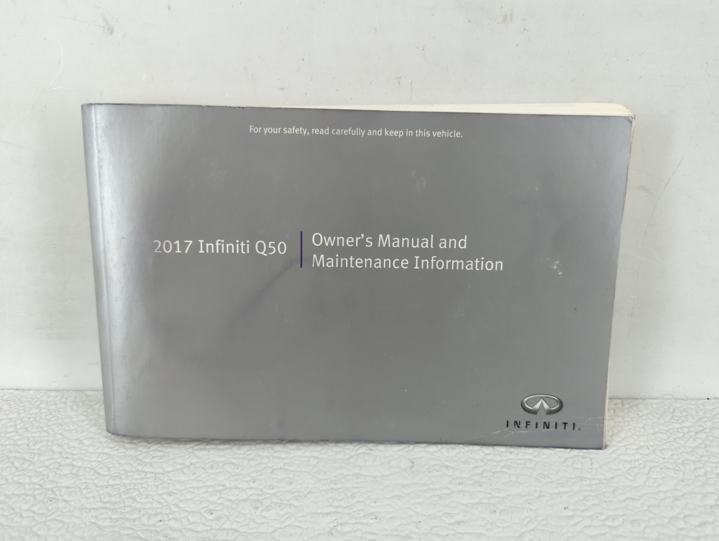 2017 Infiniti Q50 Owners Manual Book Guide OEM Used Auto Parts - Oemusedautoparts1.com