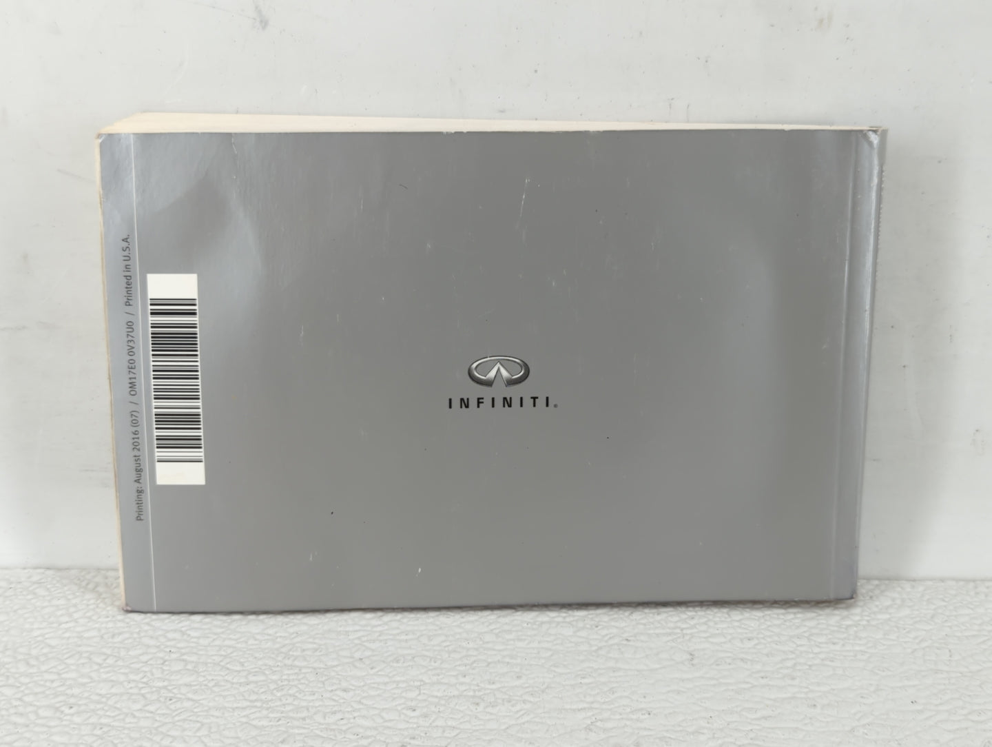 2017 Infiniti Q50 Owners Manual Book Guide OEM Used Auto Parts - Oemusedautoparts1.com