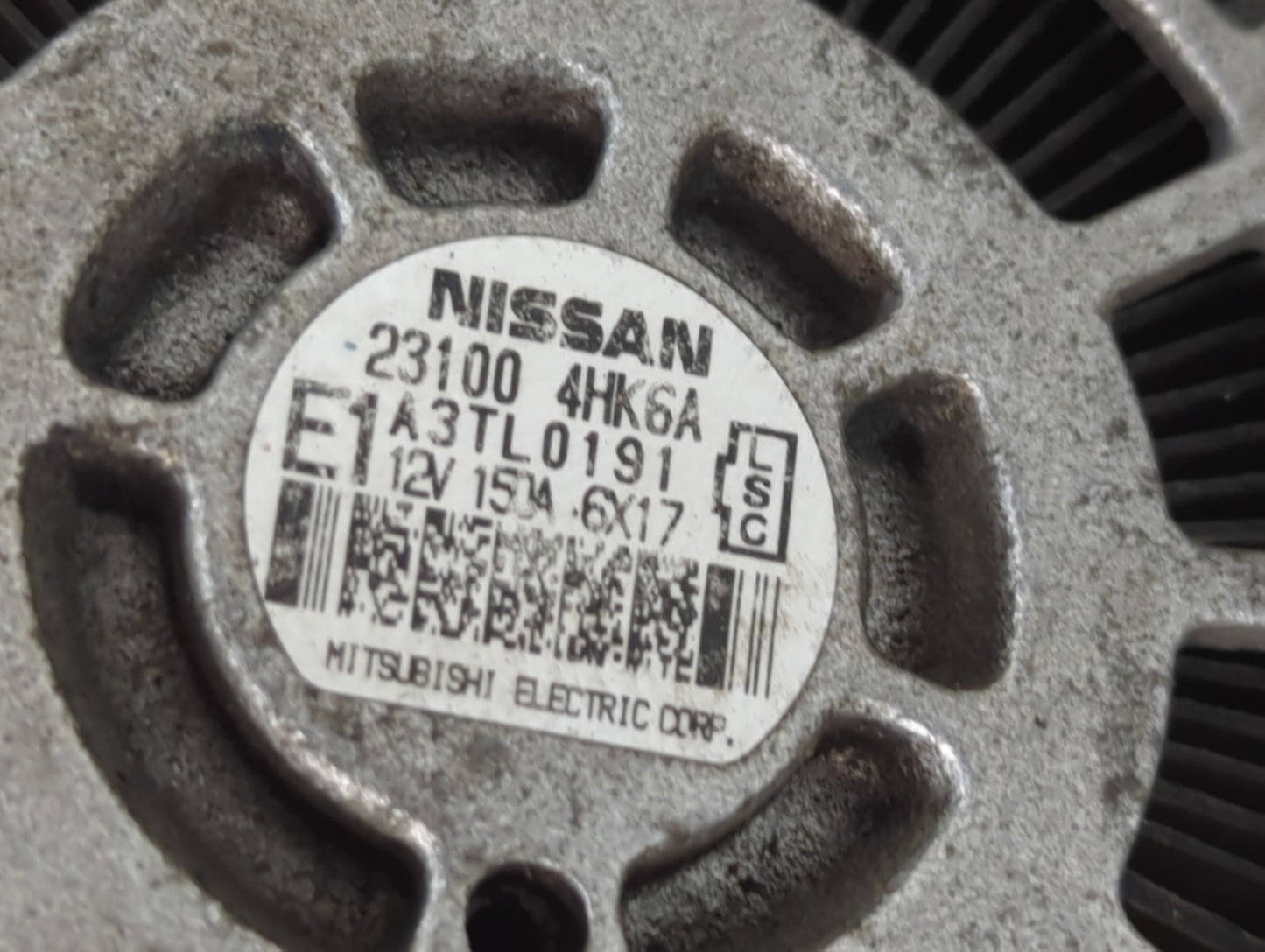 2016-2020 Infiniti Q50 Alternator Replacement Generator Charging Assembly Engine OEM P/N:23100 4HK6A Fits OEM Used Auto Part